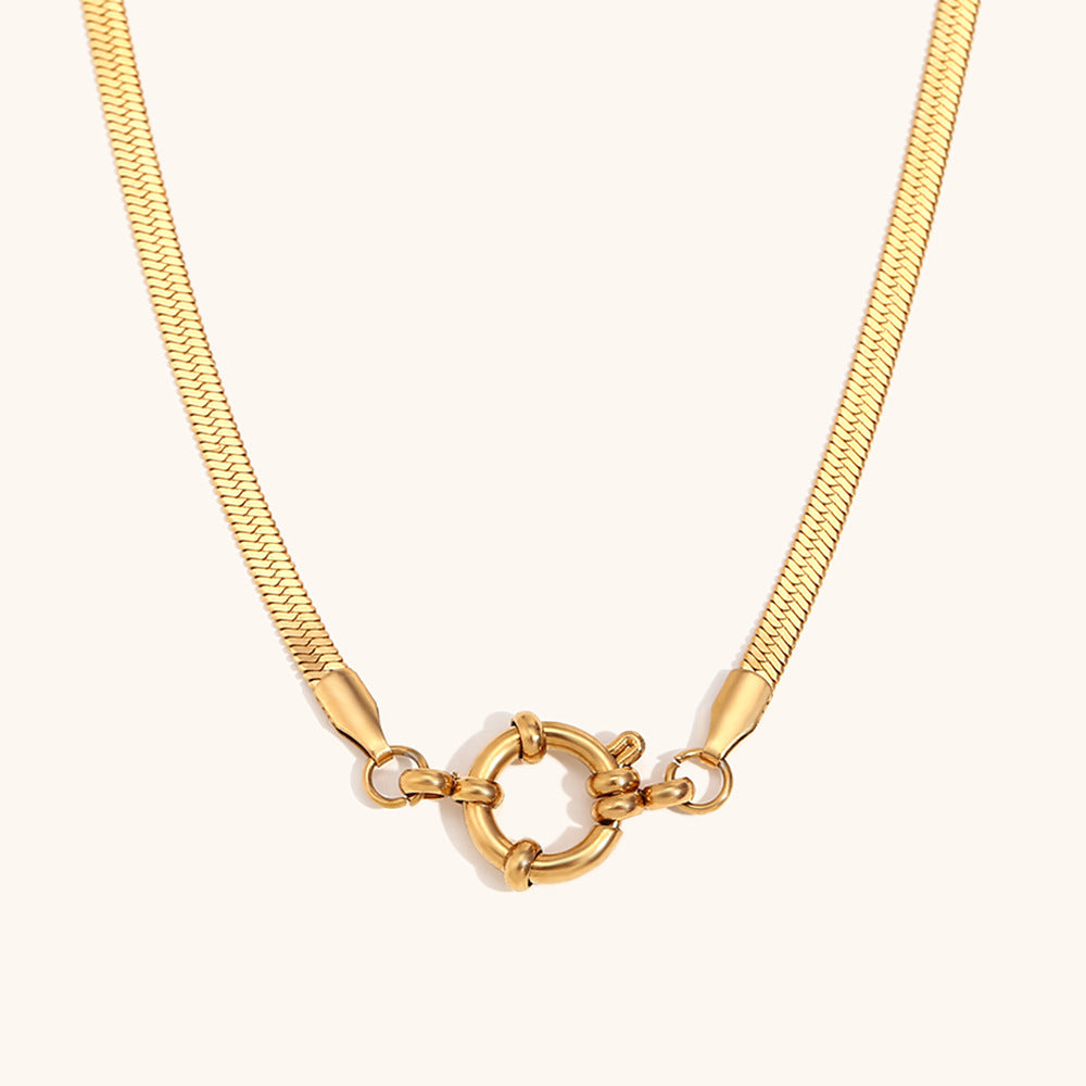 Snake Charm Necklace