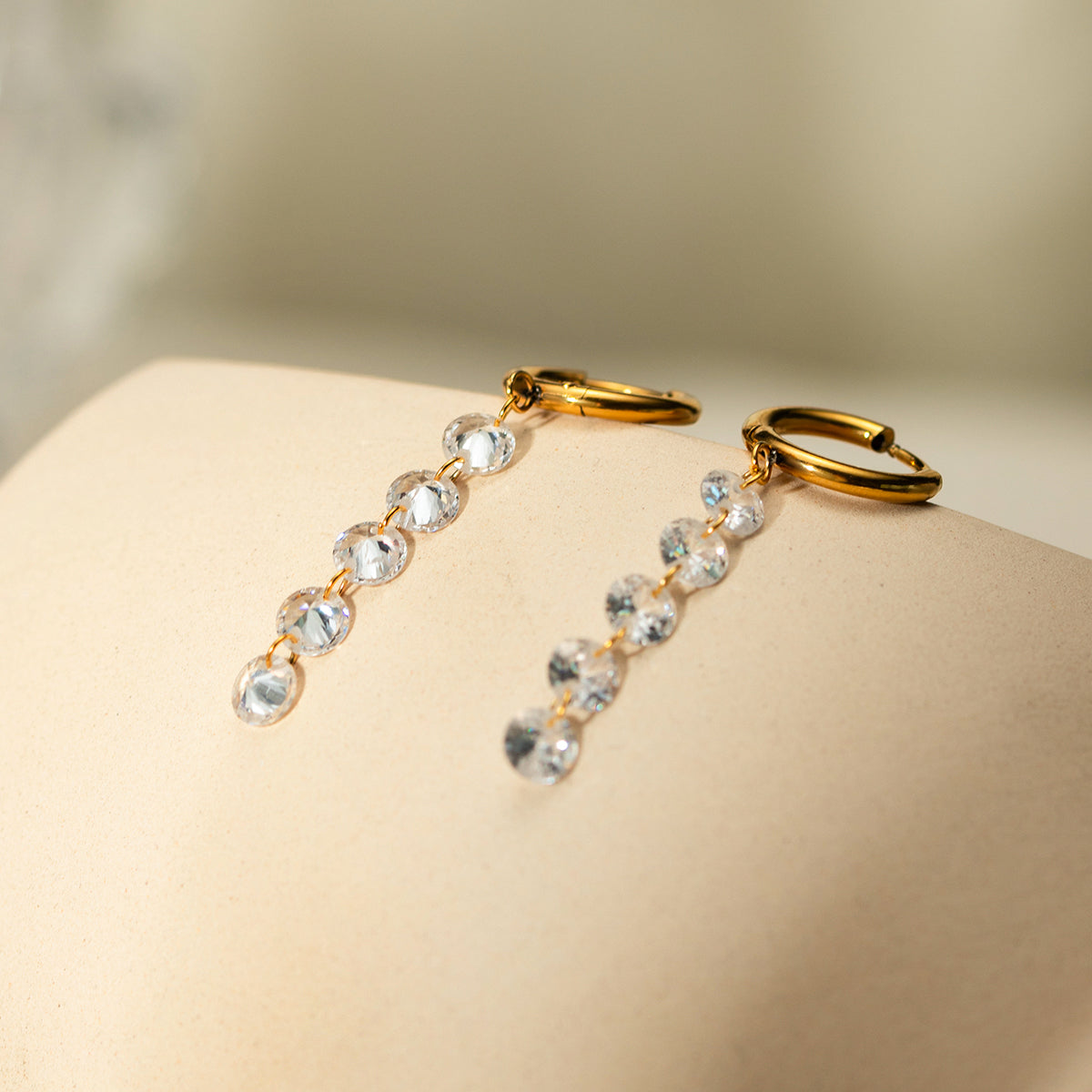 Raindrop Crystal Earrings