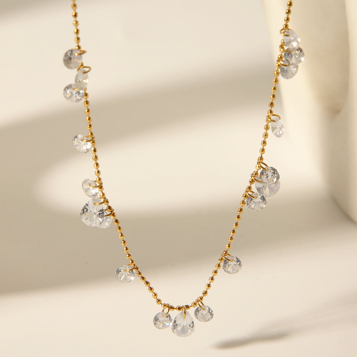 Raindrop Crystal Necklace