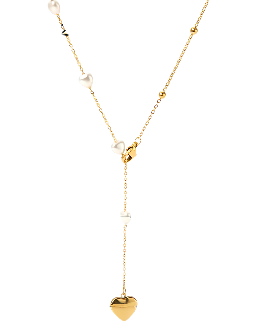 Golden Heartbeat Necklace