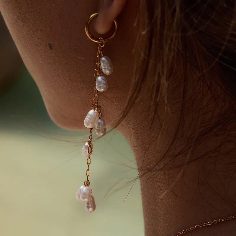Pearl Rain Earrings