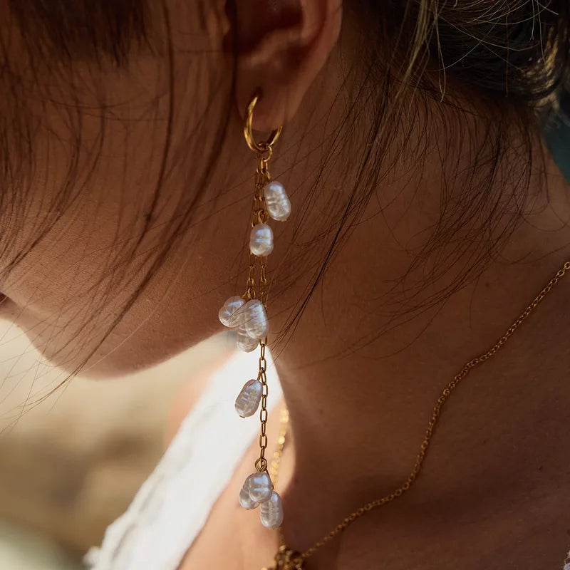 Pearl Rain Earrings