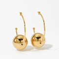 Echo Ball Hoop Earrings