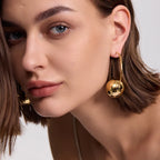 Echo Ball Hoop Earrings