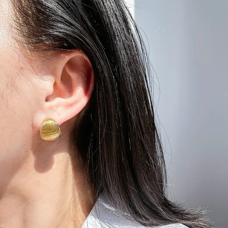 Sculpt Stud Earrings