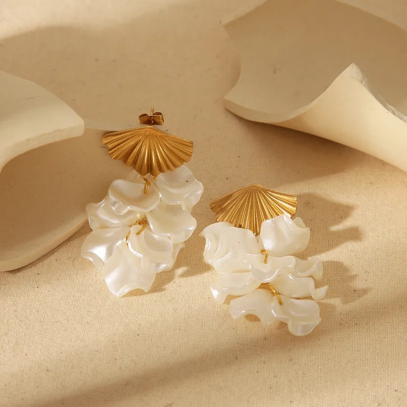 Oceana Shell Drop Earrings