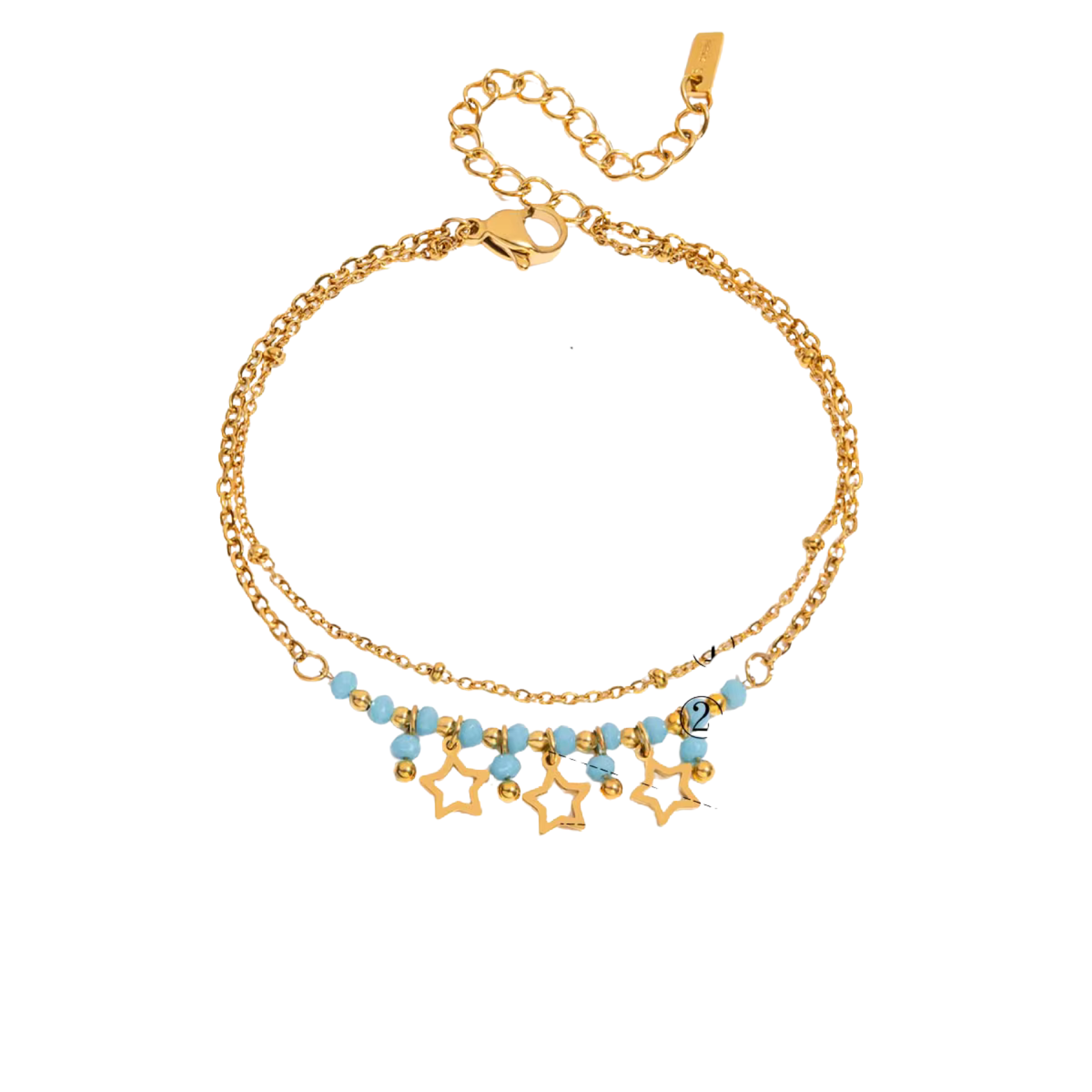 Aqua Star Bracelet