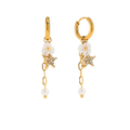 Starlit Dangle Hoops