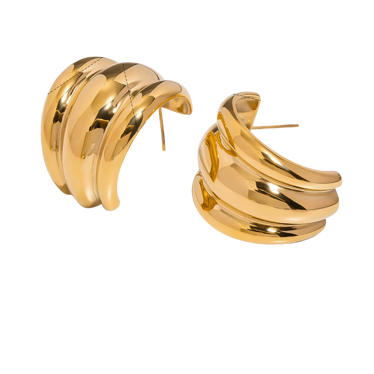 Ava Dome Earrings