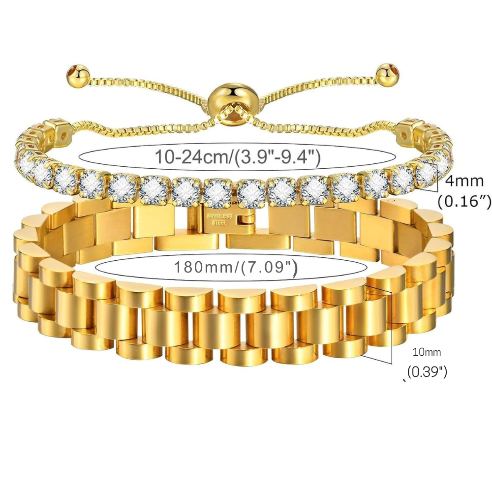 Power Combo — Ona + Watch Strap Bracelet Set