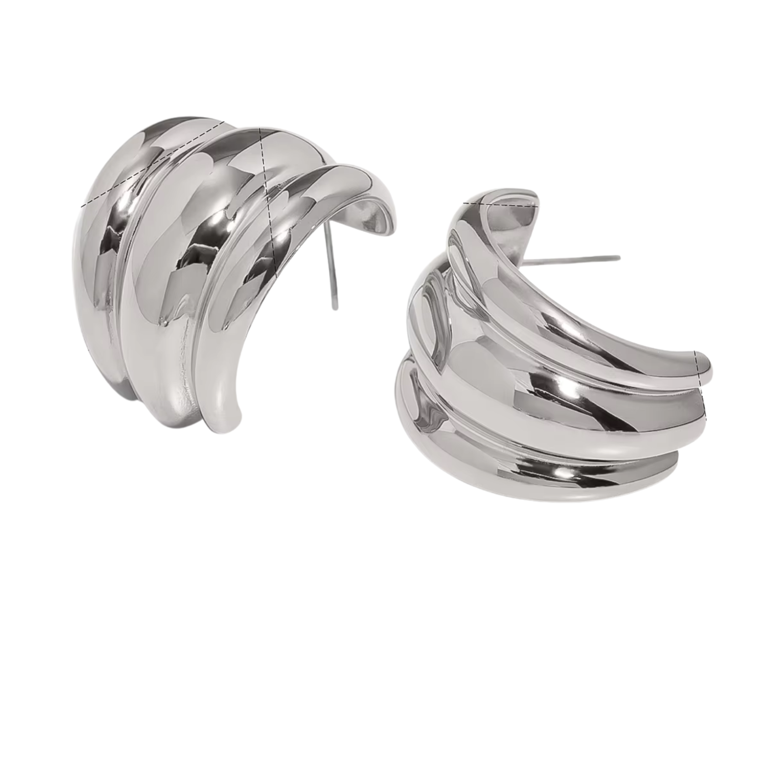 Ava Dome Earrings