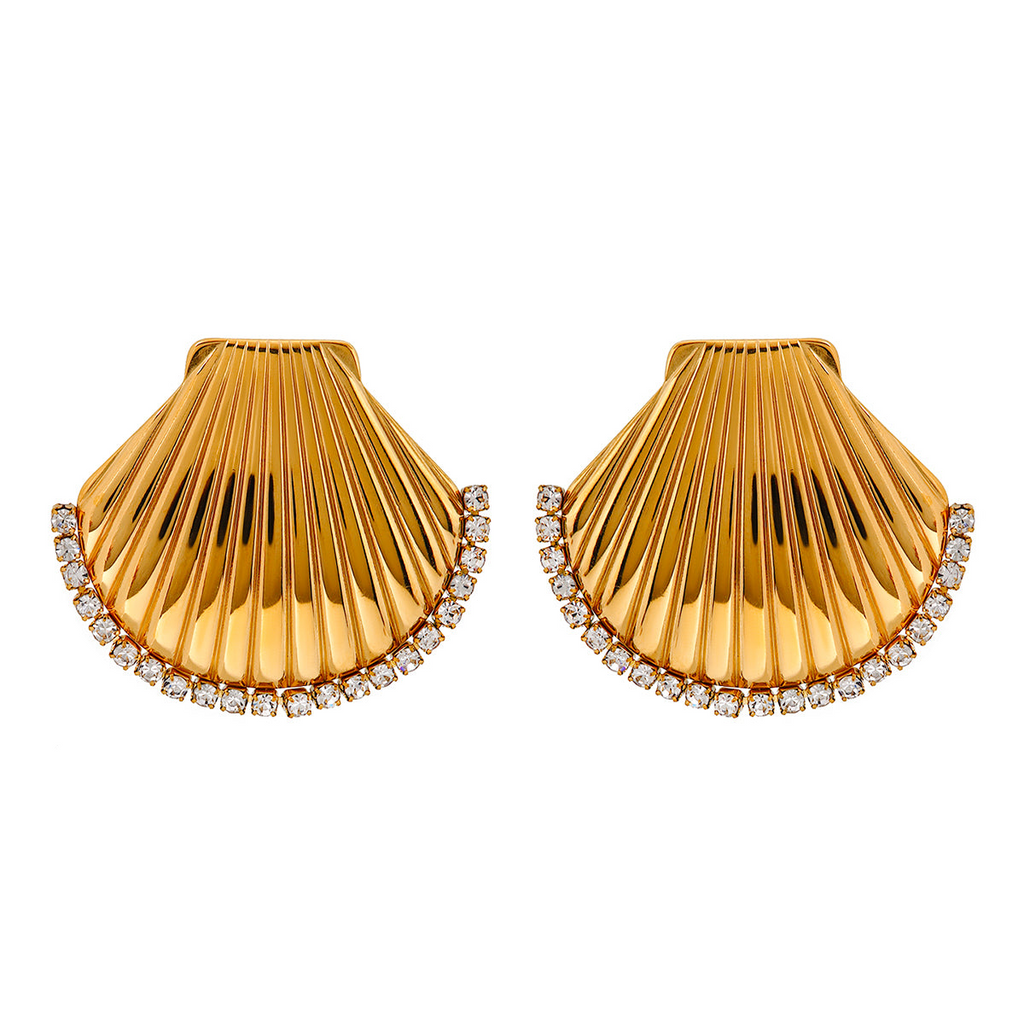 Golden Shell Earrings