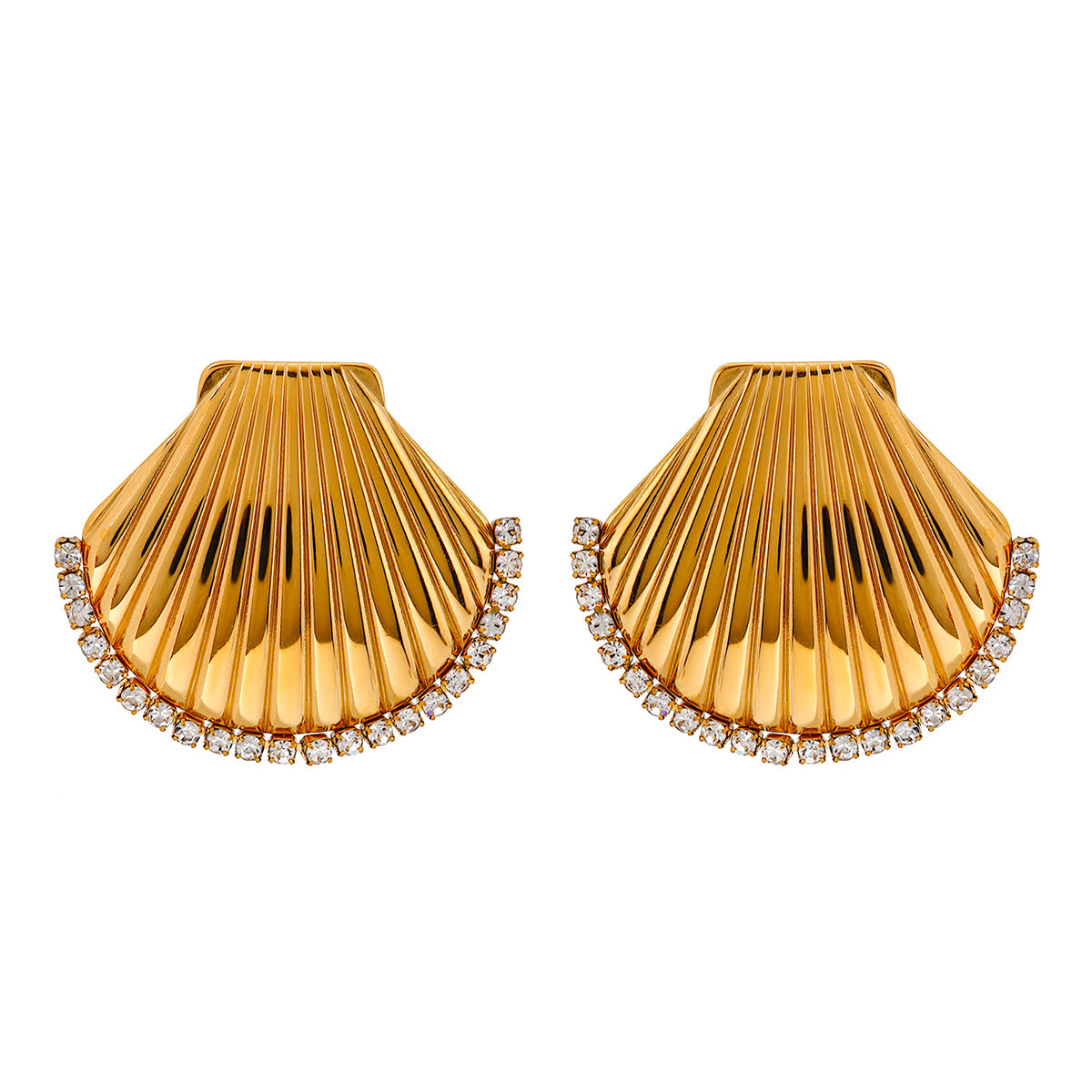 Golden Shell Earrings