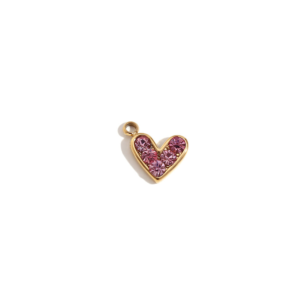 Pink Heart Charm