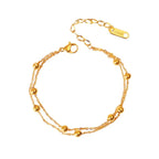 Amber Beaded Anklet