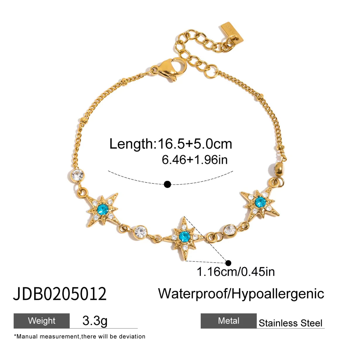 Twilight Blue Star Bracelet