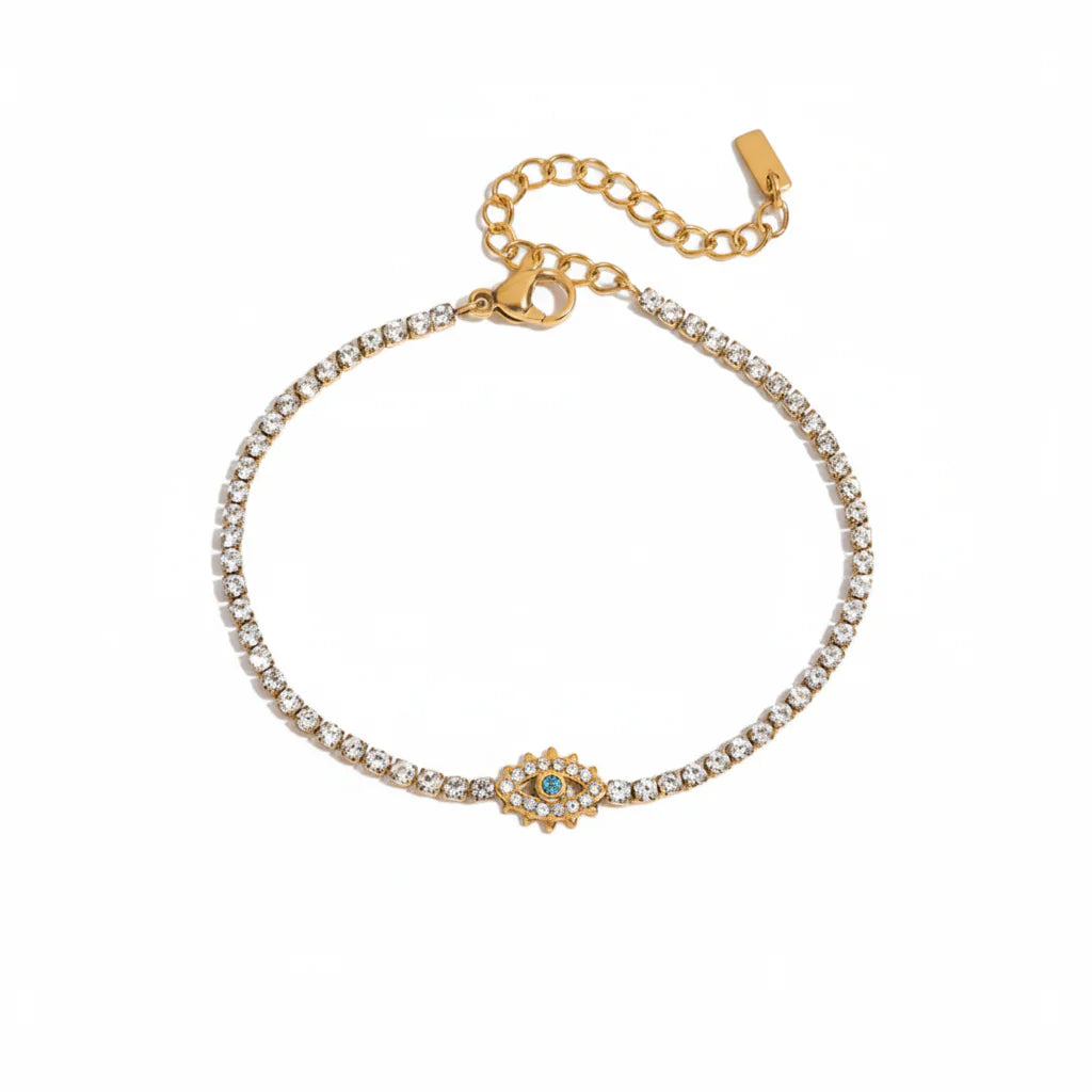 Evil Eye Tennis Bracelet