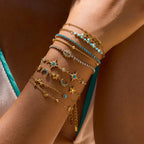 Aqua Tennis Bracelet