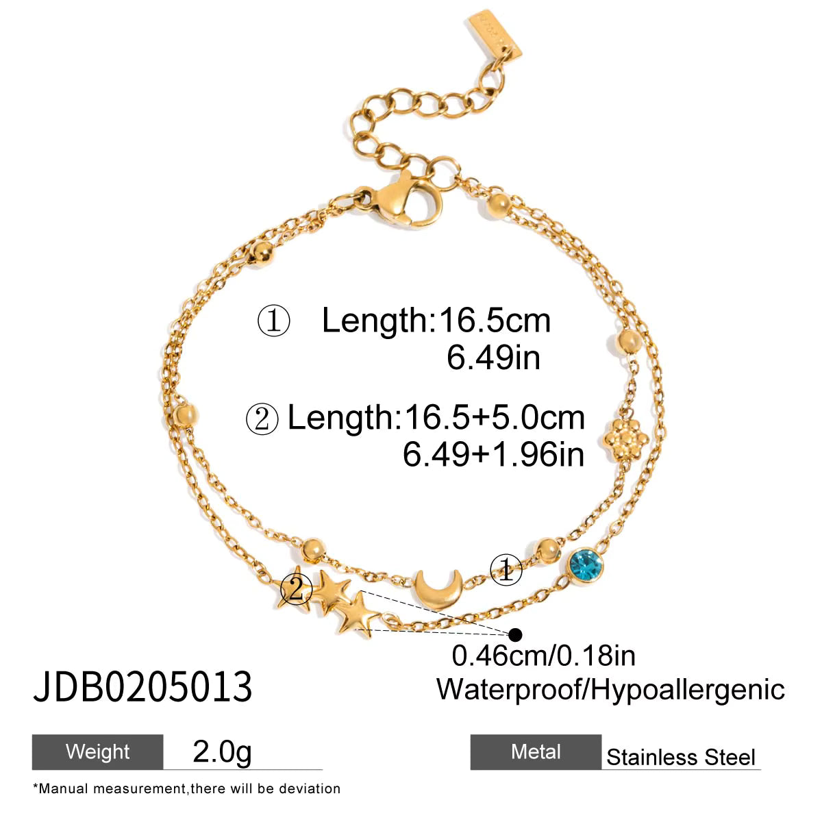 Luna Blue Bracelet