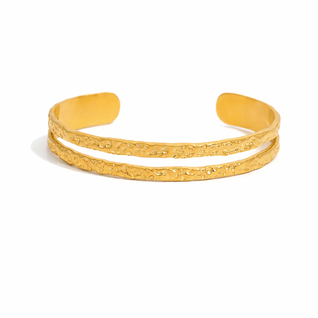 Molten Hammered Cuff