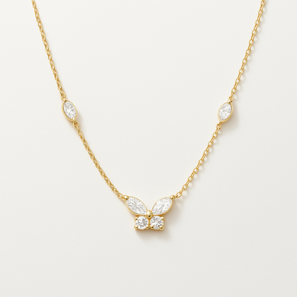 Dainty Butterfly Necklace