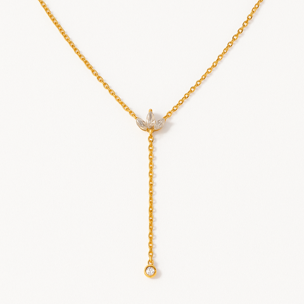 Lotus Drop Necklace