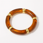 Caramel Gold Resin Bracelet
