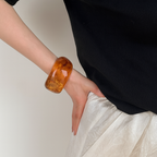 Sunset Glow Resin Bangle