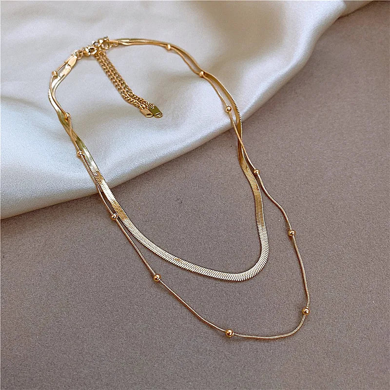 Golden Twin Necklace
