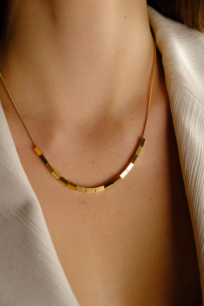 Gold Bar Necklace