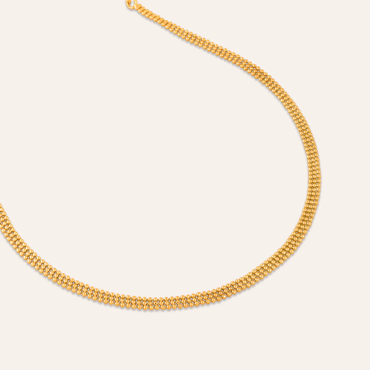 Classic Gold Rope Chain Necklace