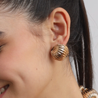Bold Dome Earrings