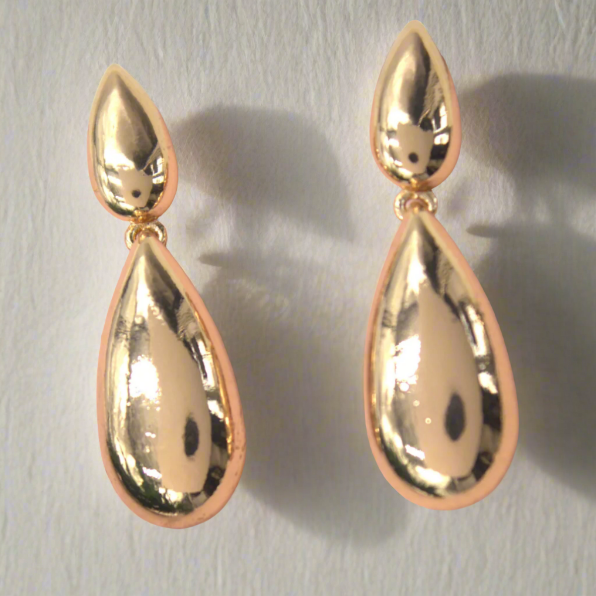 Classic Double Teardrop Earrings