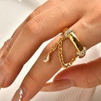 Droplet Chain Ring