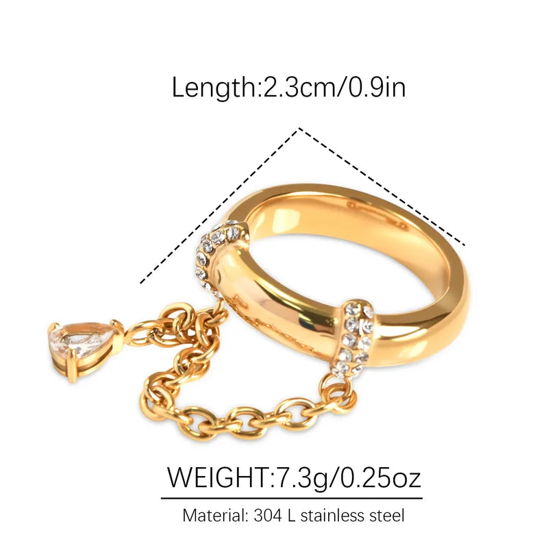 Droplet Chain Ring