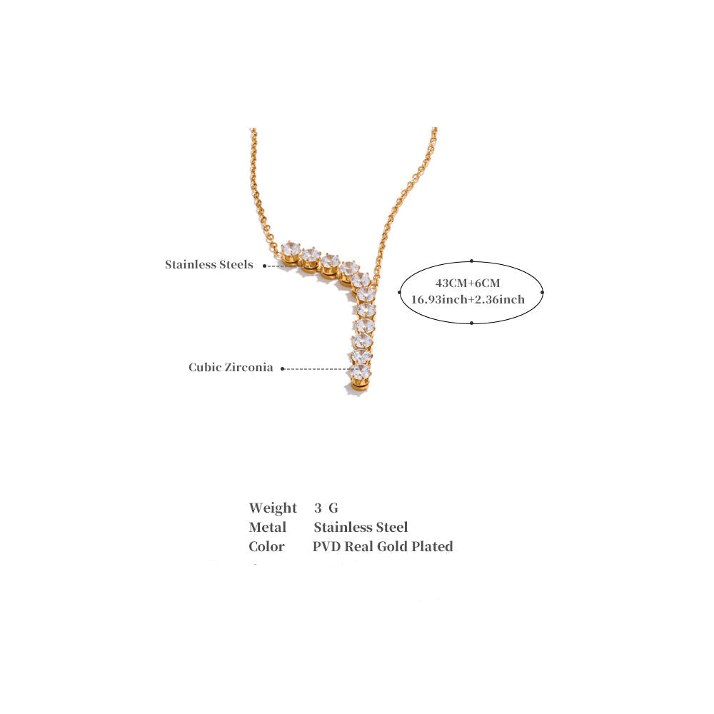 Serene Curve Necklace