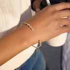 Maison Pear Crystal Cuff