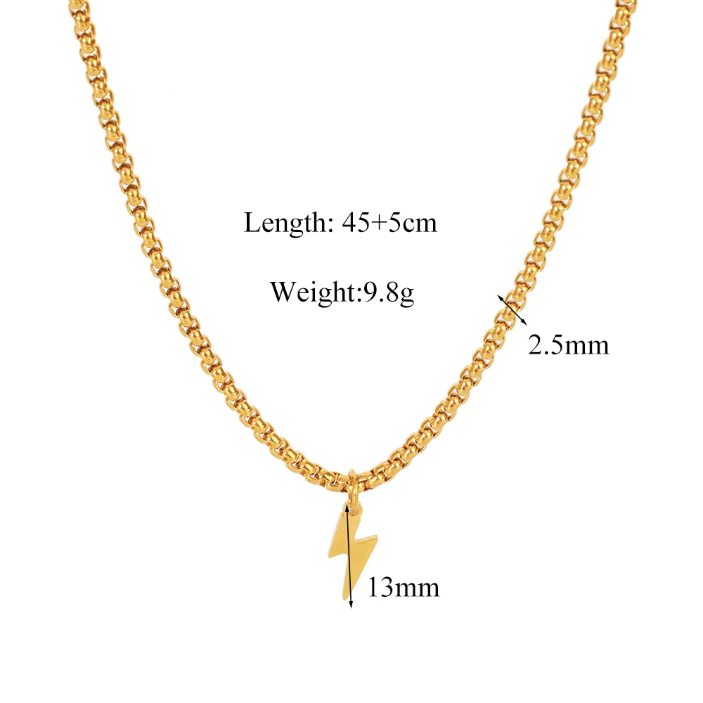 Bolt Chain Necklace