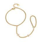 Crystal Bloom Hand Chain