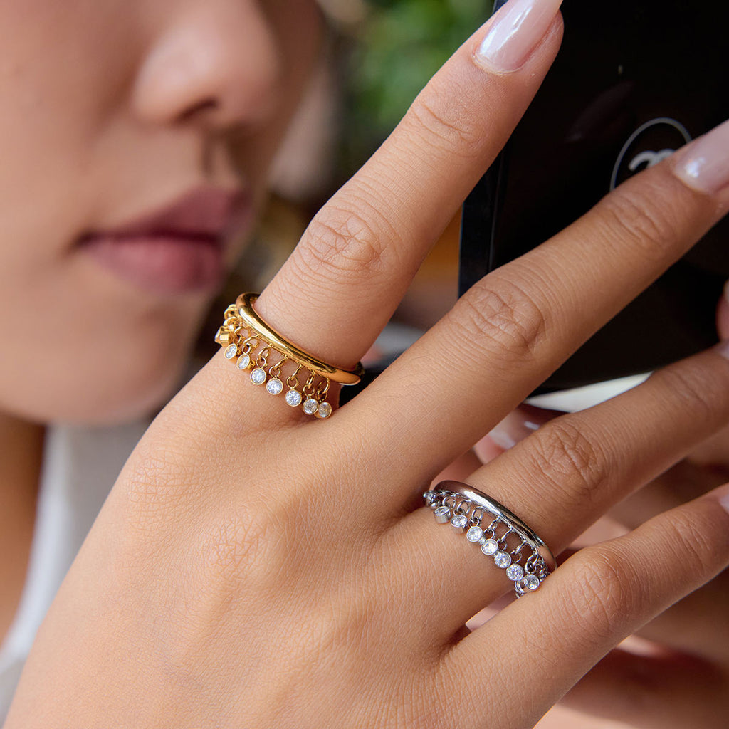 Charm Dangle Ring