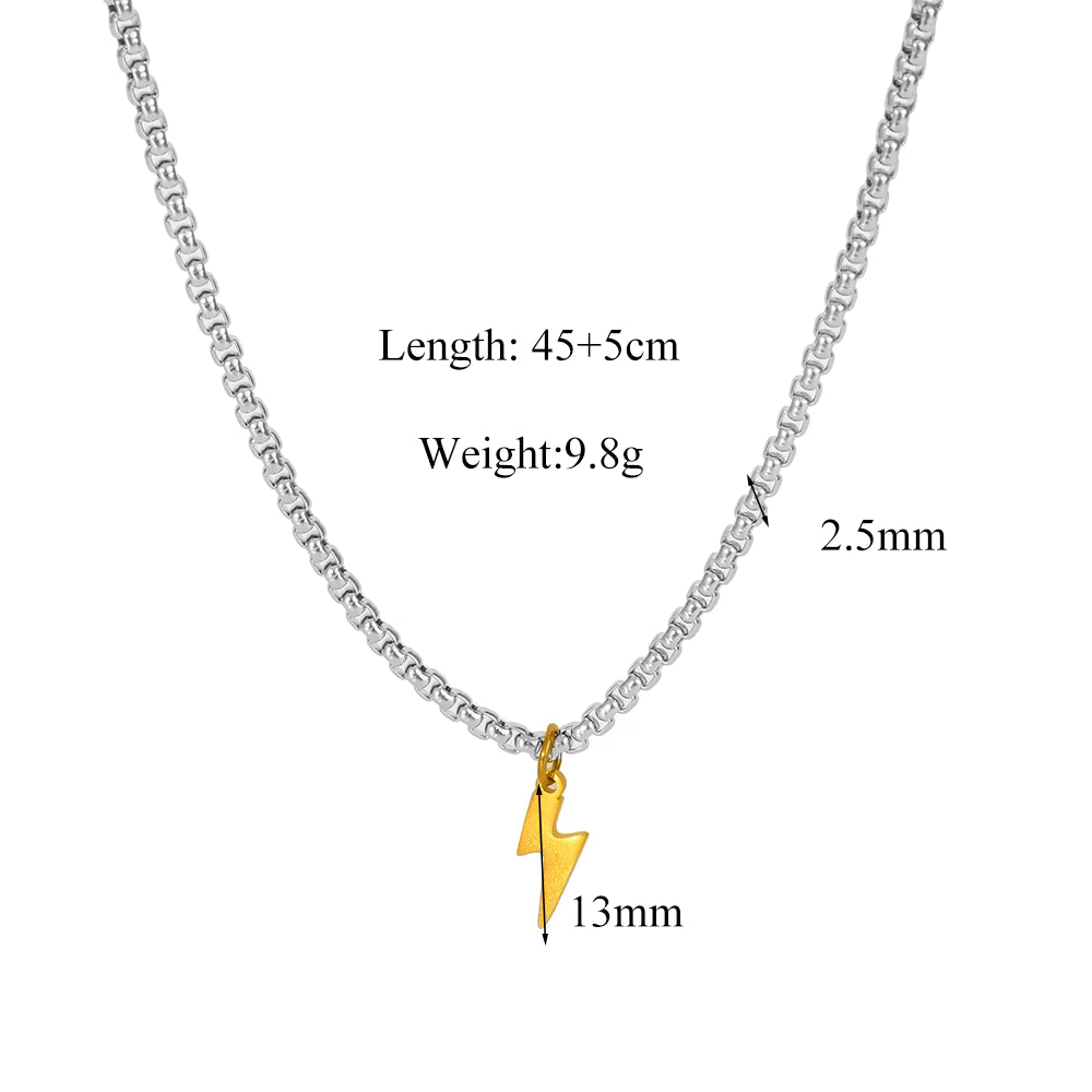 Bolt Chain Necklace