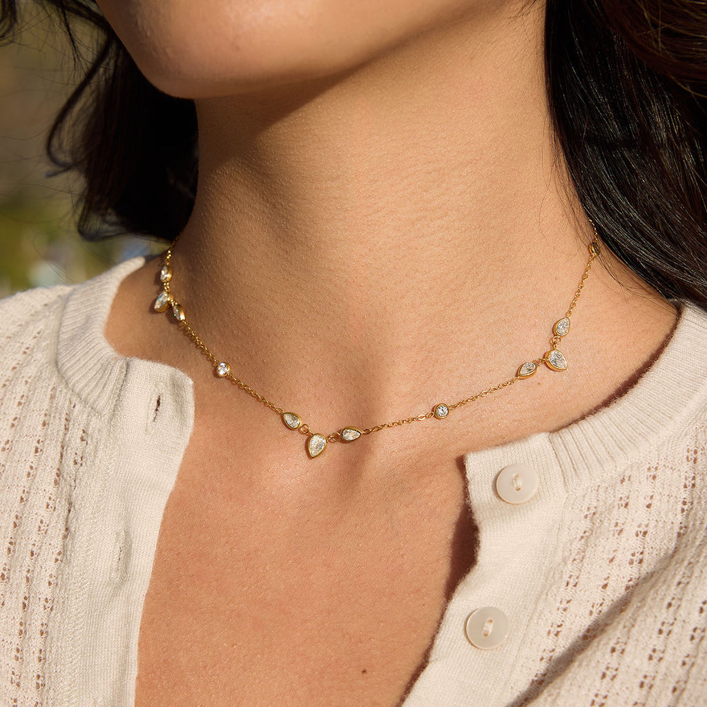 Tira Drop Necklace