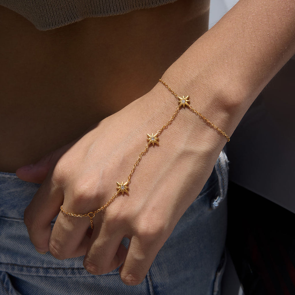 Starlight Crystal Hand Chain