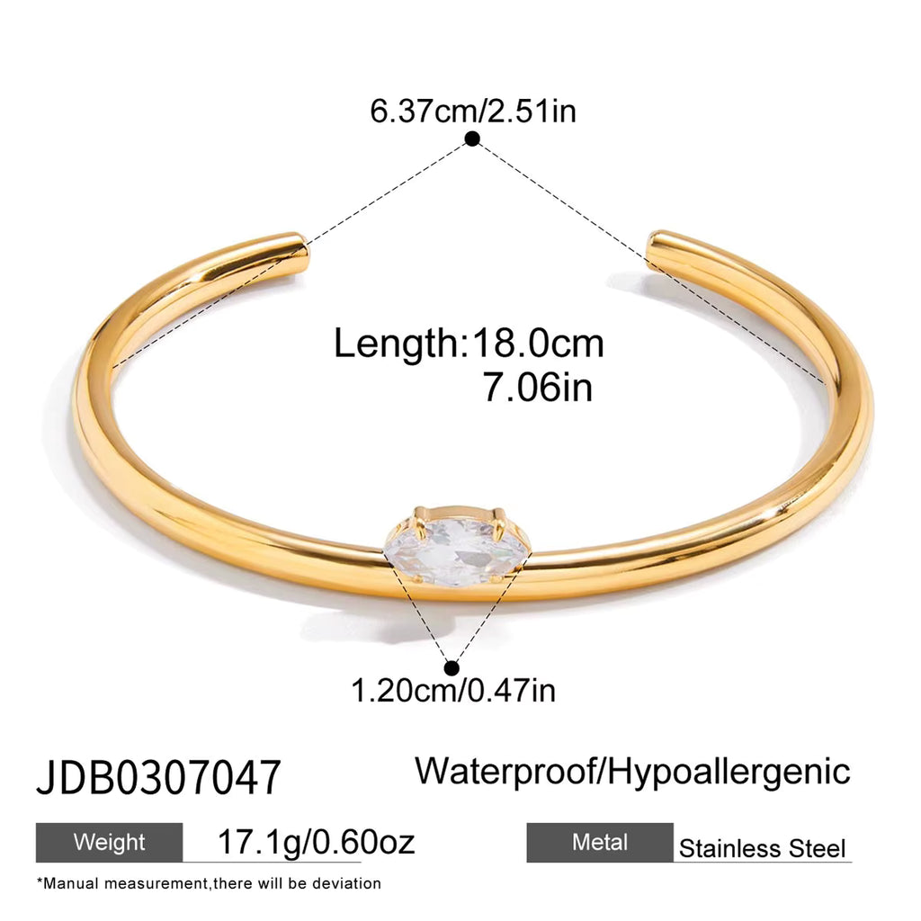 Luna Solitaire Cuff