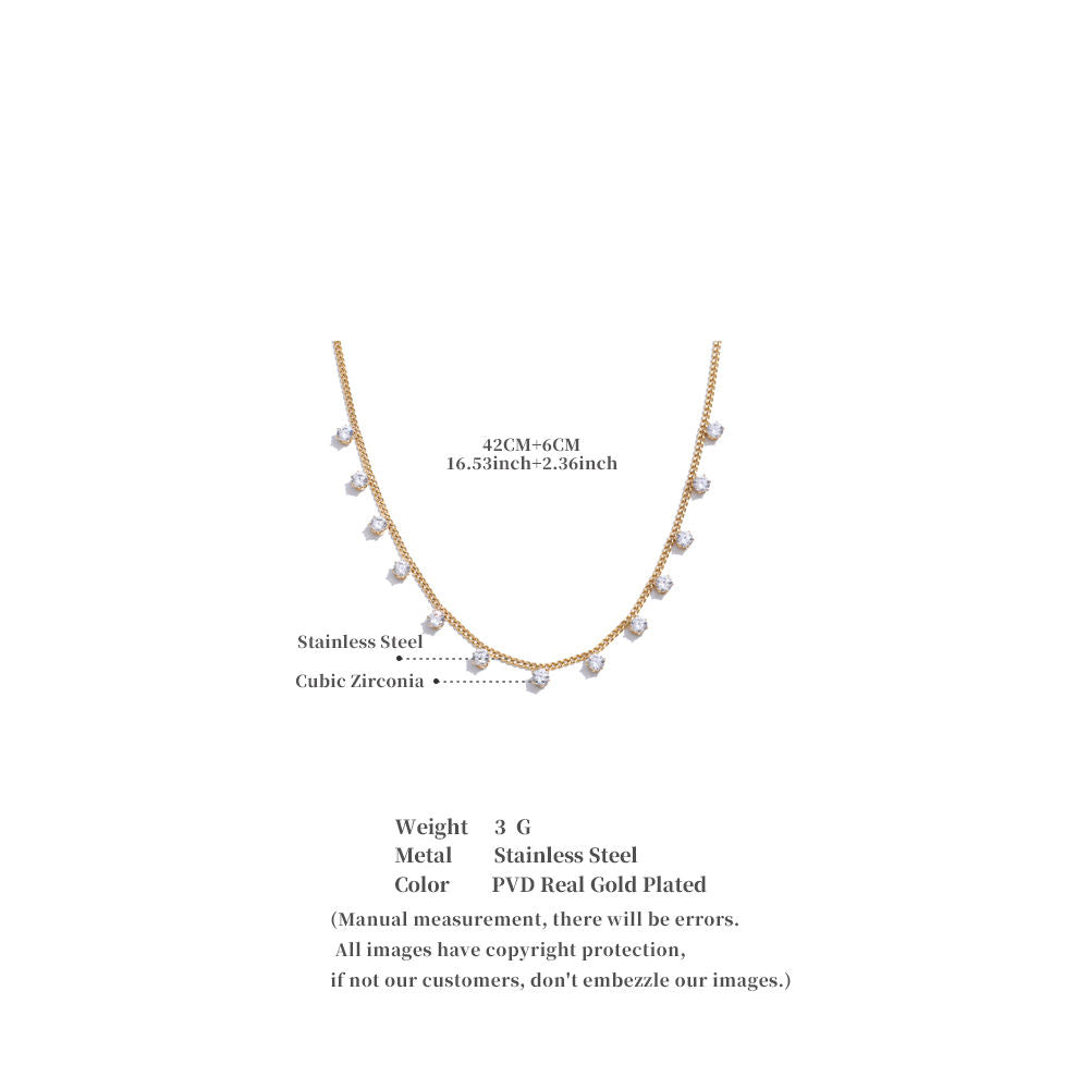 Diamond Drip Necklace