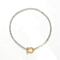 Dual-Tone Chunky Necklace