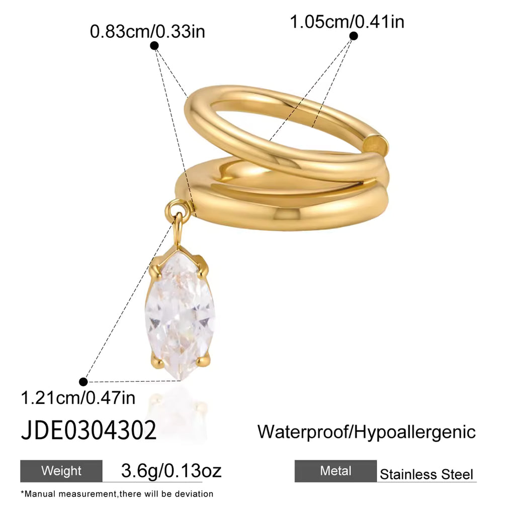 Nova Marquise Ear Cuff