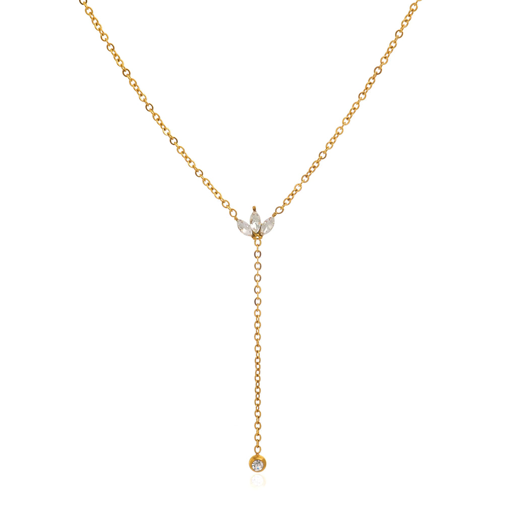 Lotus Drop Necklace