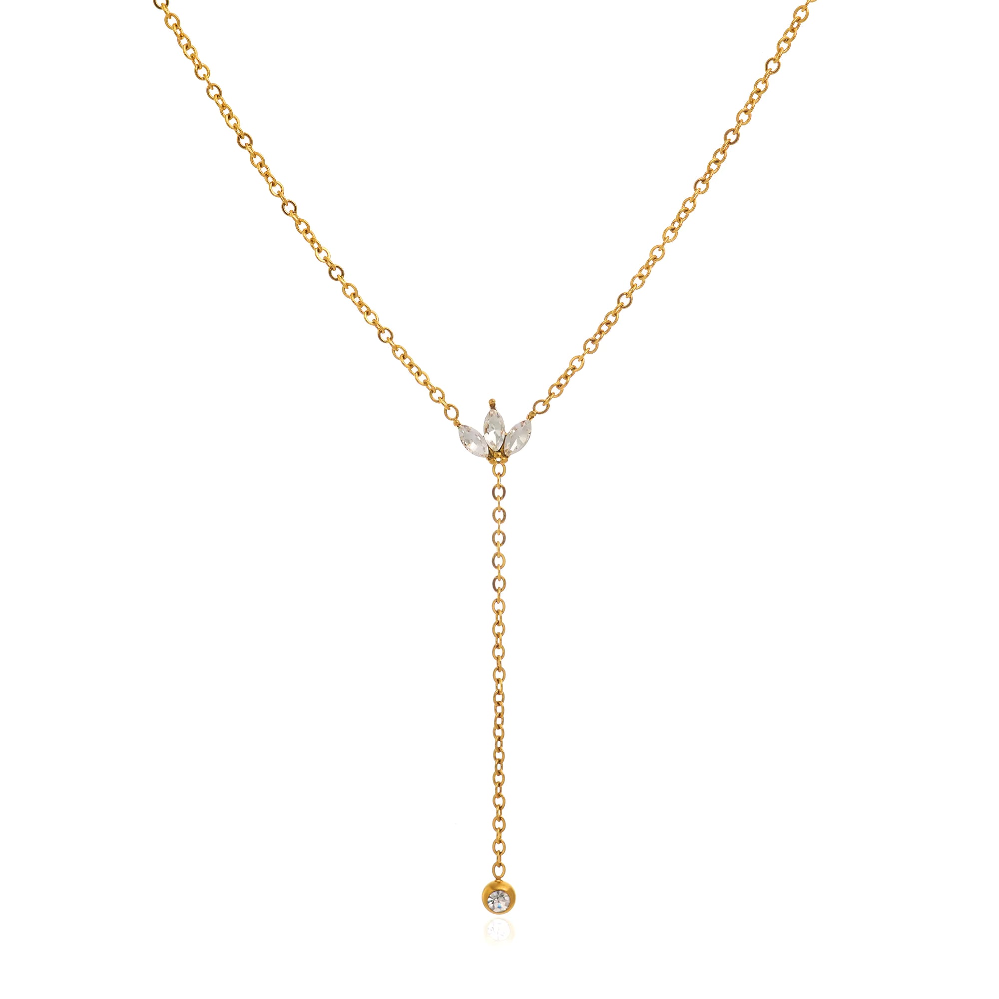 Lotus Drop Necklace