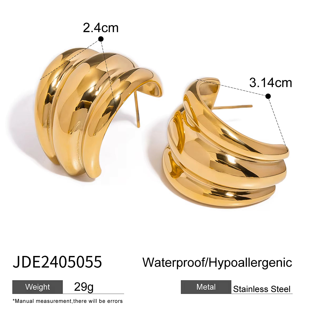 Ava Dome Earrings
